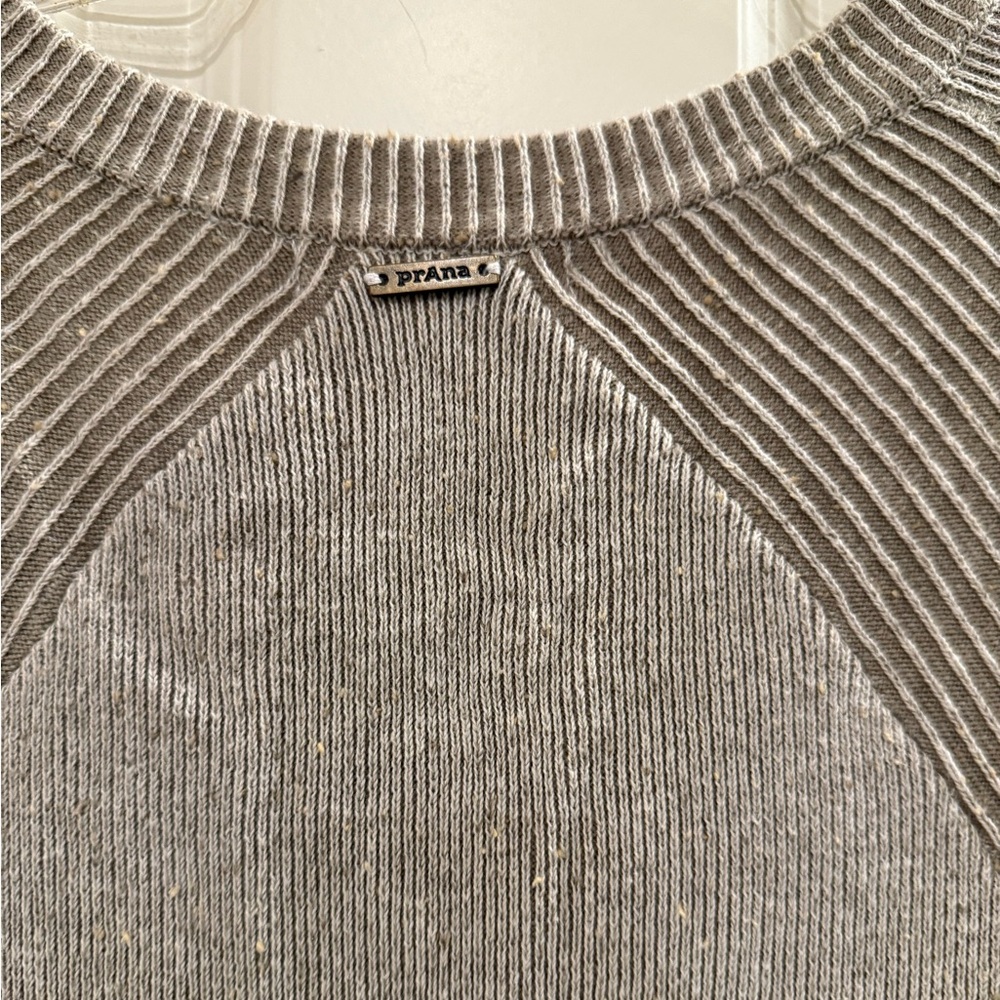 Prana Avalone Knit Dress Organic Cotton Stone size Small - Picture 7 of 10
